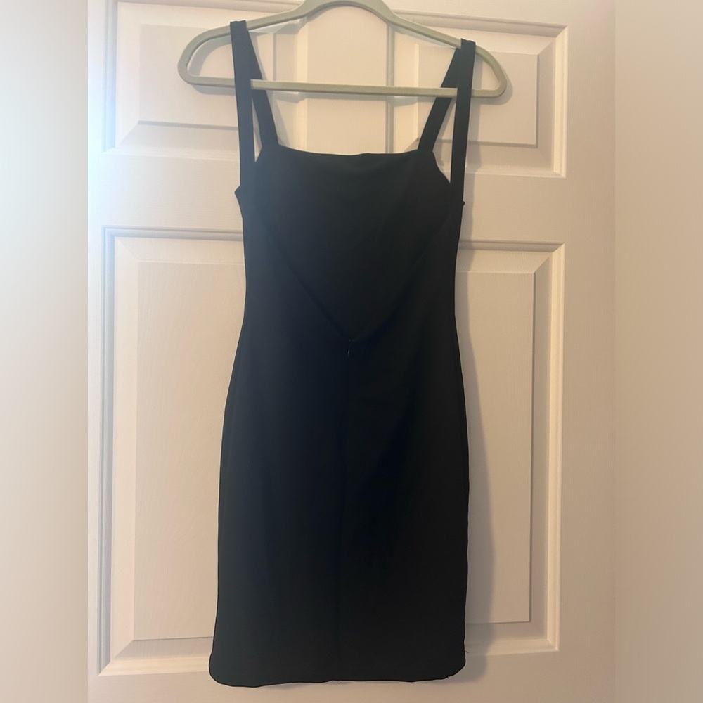 Black mini dress
